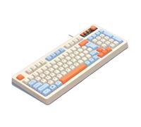 SXRQ Tastiera da gioco a 98 tasti con effetti ARGB Tastiera ergonomica tasti comodi per il gioco e l'uso dell'ufficio