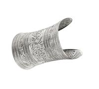 SXRQ Vintage traforato modello inciso decorazione accessorio per le donne elegante gioielli in metallo antico tono oro moda metallo, Misura unica, come descritto