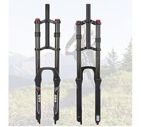 SXSaelciun 26 27.5 29 Pollici Forcella per Mountain Bike Downhill MTB Air SuspeSXSaelciunion Corsa 130mm 1-1/8" Dritto Regolazione del Rimbalzo Anteriore della Bicicletta Blocco ma