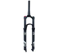 SXSaelciun Mountain Bikes 26/27.5/29'' Air SuspeSXSaelciunion Forcella 1-1/8 1-1/2 Forcelle Freno a Disco Biciclette Ammortizzatore Anteriore Corsa 120mm QR 9mm 1650g (Colore: 1-1/