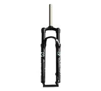 SXSaelciun MTB Forcella Mountain Bike SuspeSXSaelciunion 26/27.5/29 Pollici 1-1/8 QR 9mm Forcelle per Bicicletta per Vari percorsi (Colore: Nero, Misura 29")