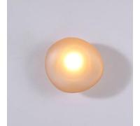 SXSCARKX Applique da Parete con ciottolo di Vetro e Luce LED, Lampada nordica da 5W, Applique cablate, apparecchi di Illuminazione per Soggiorno, Camera da Letto, corridoio, Mostra d'Arte,