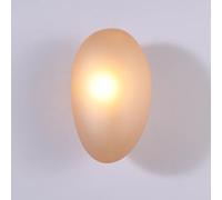 SXSCARKX Applique da Parete con ciottolo di Vetro e Luce LED, Lampada nordica da 5W, Applique cablate, apparecchi di Illuminazione per Soggiorno, Camera da Letto, corridoio, Mostra d'Arte,
