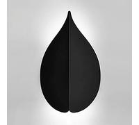 SXSCARKX Applique da Parete Ultra Sottile a Forma di Foglia, Mini Lampada in Metallo, luci LED Moderne, Applique Decorative per camerette, lampade semplici in Stile Nordico, Lavatrice a 3 m