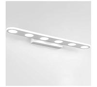 SXSGSM Lampade da Bagno a LED a Specchio, luci da toeletta da 18 W in Bagno sopra Lo Specchio Lampade da Parete a LED, Iron Art Acrilico, IP44 per Interni 55 cm Bianco Freddo/Bianco Caldo The New