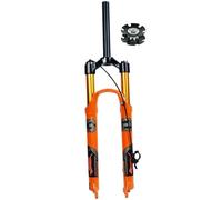 SXSHEYS 26 27,5 29 Pollici Mountain Bike 1 1/8 Tubo Dritto Forcella Anteriore per Bicicletta Adatto MTB Touring Pieghevole XC E-Bike 120 mm Escursione 100 × 9 mm Perno QR