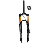 SXSHEYS 26 27,5 29 Pollici Mountain Bike 1 1/8 Tubo Dritto Forcella Anteriore per Bicicletta Adatto MTB Touring Pieghevole XC E-Bike 120 mm Escursione 100 × 9 mm Perno QR