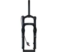 SXSHEYS 4.0 Fat Tires Mountain Bike 20 26 Pollici Snow Beach Electric Bike Forcella ad Aria Freno a Disco Anteriore Dritto da 1-1/8" Escursione da 120 mm Bloccaggio Manuale QR 9 * 135 mm (Dritto-Remo