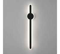 SXSHEYS Lampada da Parete Lunga a LED Rebirth per Interni, Moderna, Nera, per Trucco e Bagno, con Illuminazione Verso l'Alto e Verso Il Basso in Acrilico Bianco Satinato (Dimensioni: 40 cm