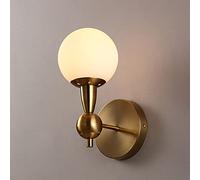 SXSHEYS Lampada da Parete nordica in Vetro Bianco, luci Geometriche Moderne per Camera da Letto, Comodino, Soggiorno, Ristorante, Ingresso, Sala da Pranzo, apparecchio di Illuminazione Classico