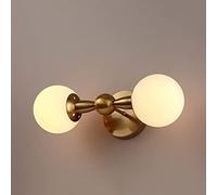 SXSHEYS Lampada da Parete nordica in Vetro Bianco, luci Geometriche Moderne per Camera da Letto, Comodino, Soggiorno, Ristorante, Ingresso, Sala da Pranzo, apparecchio di Illuminazione Classico