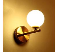 SXSHEYS Lampada da Parete nordica in Vetro Bianco, luci Geometriche Moderne per Camera da Letto, Comodino, Soggiorno, Ristorante, Ingresso, Sala da Pranzo, apparecchio di Illuminazione Classico