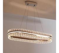 SXSHEYS Semplice Cerchio di Cristallo, Luce Moderna a LED, Lampada da soffitto a Sospensione Creativa, per Soggiorno, Sala da Pranzo, Camera da Letto, apparecchio di Illuminazione