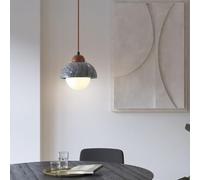 SXSKPP Lampada a Sospensione in Pietra Naturale, Lampada a Sospensione Singola in Marmo per Isola Cucina sopra Il lavello, Stile Rustico Vintage, Piccola per Sala da Pranzo, Camera