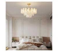 SXSKPP Lampadario Moderno e Creativo, Interamente in Rame, di Lusso, Creativo, in Cristallo e Ottone, in Stile Europeo, Francese, per Soggiorno, Camera da Letto, per Arredamento, l
