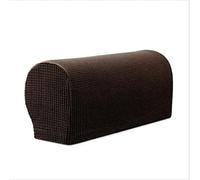 Sxspace Coprisedili per braccioli Elasticizzati per poltrone, braccioli in poliestere morbido, protezione antiscivolo per sedia, divano (caffè scuro)
