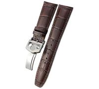 SXSWCH 20mm 21mm 22 mm Sostituzione della Fascia da Orologio per cuoia per la Fibbia per la Fibbia Pieghevole della Cintura della Famiglia della Famiglia Porotfino IWC