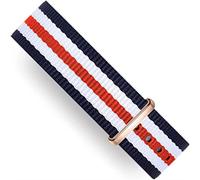 SXSWCH Bande di orologi di sostituzione in nylon premium per uomini e donne orologi e smartwatch della fascia di orologi di sostituzione mesh f-20mm (colore: d, dimensione: 18mm)