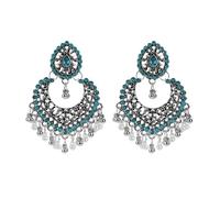 SXSWCH Boho Ball Tassel Dichiarazione che pende orecchini per donne ragazze vintage a forma di fiore a forma di lampadario in perline drop uinorente pericoloso per il penzolante regali di gioielli