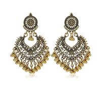 SXSWCH Boho Ball Tassel Dichiarazione che pende orecchini per donne ragazze vintage a forma di fiore a forma di lampadario in perline drop uinorente pericoloso per il penzolante regali di gioielli
