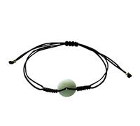SXSWCH Bracciale Natural Jade Donut Bracciale, braccialetto feng shui, braccialetto di ricchezza, perle di Buddha Bracciale, regalo di buona fortuna per uomini donne donne gioielli (colore: oro)