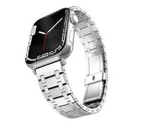 SXSWCH Cinturino in metallo di lusso per banda 45mm 41mm 44 mm 42 mm 46 mm Bracciale in acciaio per IWatch Serie 10 9 8 7 Ultra2 49 mm