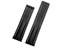 SXSWCH Cinturino in pelle autentica 22mm da 24 mm di orologi per bracciale in pelle di crava da uomo da uomo Breitling con fibbia di schieramento