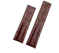 SXSWCH Cinturino in pelle autentica 22mm da 24 mm di orologi per bracciale in pelle di crava da uomo da uomo Breitling con fibbia di schieramento