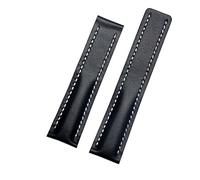 SXSWCH Cinturino in pelle autentica 22mm da 24 mm di orologi per bracciale in pelle di crava da uomo da uomo Breitling con fibbia di schieramento