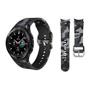 SXSWCH Cinturino per orologio da polso curvo da 20 mm, per orologio 4, classico, 46, 42 mm/44, 40 mm, con stampa in silicone, Watch4 44mm, A