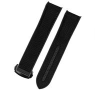 SXSWCH Guarda Bracciale per Omega 300 Seamaster 600 Pianeta Oceano pieghevole piegatura in silicone Nylicon Cinghia Watch Accessori Watch Band Chain