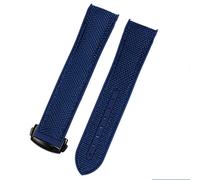 SXSWCH Guarda Bracciale per Omega 300 Seamaster 600 Pianeta Oceano pieghevole piegatura in silicone Nylicon Cinghia Watch Accessori Watch Band Chain