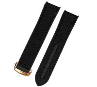 SXSWCH Guarda Bracciale per Omega 300 Seamaster 600 Pianeta Oceano pieghevole piegatura in silicone Nylicon Cinghia Watch Accessori Watch Band Chain