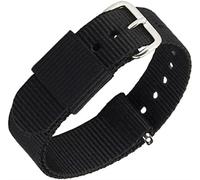 SXSWCH Guarda la fascia di orologi di sostituzione in nylon con cinghia per uomo e donna in rete di orologio da orologio traspirante d-19mm (colore: a, dimensione: 16mm)