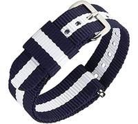 SXSWCH Guarda la fascia di orologi di sostituzione in nylon con cinghia per uomo e donna in rete di orologio da orologio traspirante d-19mm (colore: e, dimensione: 14mm)