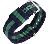 SXSWCH Guarda la fascia di orologi di sostituzione in nylon con cinghia per uomo e donna in rete di orologio da orologio traspirante d-19mm (colore: h, dimensione: 18mm)