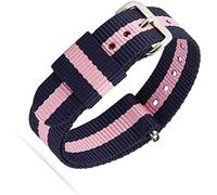 SXSWCH Guarda le fasce di orologi di sostituzione in nylon premium per uomo e donna in rete di orologio da orologio traspirante d-19mm (colore: g, dimensione: 13mm)