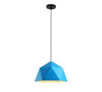 SXSWCH Lampadario a Ciondolo a Sospensione a Testa Singola lampadario alla Moda e Geometrico Il Paralume la Lampada Decorativa nella Barra della Camera da Letto contatore di Illuminazione Metallica