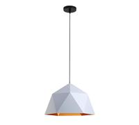 SXSWCH Lampadario a Ciondolo a Sospensione a Testa Singola lampadario alla Moda e Geometrico Il Paralume la Lampada Decorativa nella Barra della Camera da Letto contatore di Illuminazione Metallica