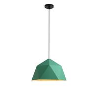 SXSWCH Lampadario a Ciondolo a Sospensione a Testa Singola lampadario alla Moda e Geometrico Il Paralume la Lampada Decorativa nella Barra della Camera da Letto contatore di Illuminazione Metallica