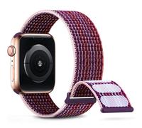 SXSWCH Nylon Sport Band compatibile con banda 38mm 41mm 41mm 42mm 44mm da 45 mm da donna intrecciata intrecciata Compatibile per la serie iWatch 9/8/6/6/5/4/3/2