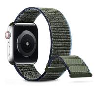 SXSWCH Nylon Sport Band compatibile con banda 38mm 41mm 41mm 42mm 44mm da 45 mm da donna intrecciata intrecciata Compatibile per la serie iWatch 9/8/6/6/5/4/3/2
