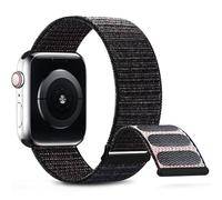 SXSWCH Nylon Sport Band compatibile con banda 38mm 41mm 41mm 42mm 44mm da 45 mm da donna intrecciato intrecciato Compatibile per la serie IWatch 9/8/6/6/5/4/3/2