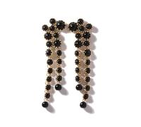 SXSWCH Orecchini a goccia dangle lungo cerchio rotondo per donne con tono d'oro in pietra natale vintage in pietra natale incantevoli ad ciondoli eleganti festività di compleanno leggera di