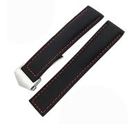 SXSWCH per carrera acquaracer 20mm da 22 mm braccialetti di orologi tela in pelle nylon cinghia orologio piega fibbia orologio nero (colore: rosa blu nera, dimensione: 22mm)