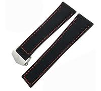SXSWCH per carrera acquaracer 20mm da 22 mm braccialetti di orologi tela in pelle nylon cinghia orologio piega fibbia orologio nero (colore: rosa blu nera, dimensione: 22mm)