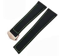 SXSWCH per carrera acquaracer 20mm da 22 mm braccialetti di orologi tela in pelle nylon cinghia orologio piega fibbia orologio nero (colore: rosa blu nera, dimensione: 22mm)