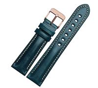 SXSWCH Per il classico Brand Watch Band Band Fashion Brand Fashion Brand Cink 18mm 20mm 21mm 21mm 22mm bracciale vera (colore: oro verde-rosa, dimensioni: 22mm)