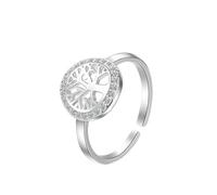 SXSWCH Prodotti da ragazza Sterling Silver Women's Ring Tree of Life Anelli regolabili Gioielli per donne Regali femminili -T05 Regali