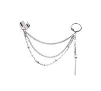 SXSWCH Tasella vintage penzola per cuffia per cuffia Crawler Cramber Orecchino per donne Cartilagine in acciaio inossidabile Clip di vite a telaio su goccia a strati Gioielli comodi leggeri 1 pezzo